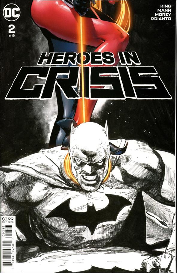 Heroes in Crisis issue 2-D Clay Mann Partial Color Cover (Final Printing)