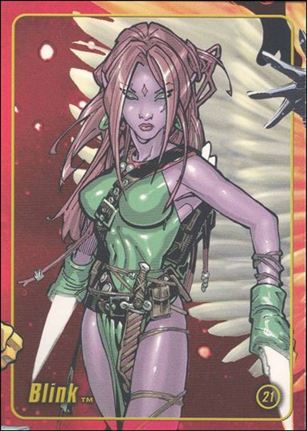 Marvel Heroes Figure Factory: Series 2 (Base Set) card 21 Blink