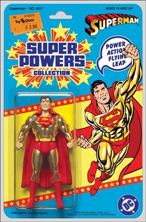 Superman (2023) issue 17-E  Alex Saviuk Super Powers Figure Cardstock Cover