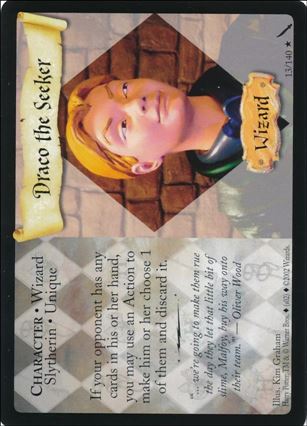 Harry Potter: Chamber of Secrets (Base Set) card 13 Draco the Seeker