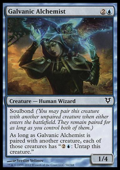 Magic the Gathering: Avacyn Restored (Base Set) card 54 Galvanic Alchemist