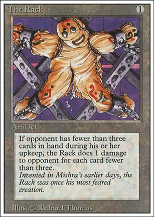 Magic the Gathering: Revised (Base Set) card 273 The Rack