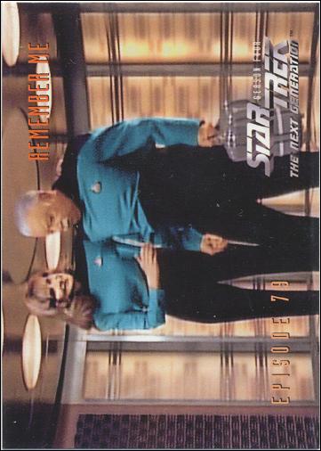 Star Trek: The Next Generation - The Episode Collection Season Four (Base Set) card 334 Remember Me, Episode 79A