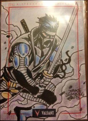 2013 Valiant Comics Preview Trading Card Set (Sketch Card Subset) card JSu-02