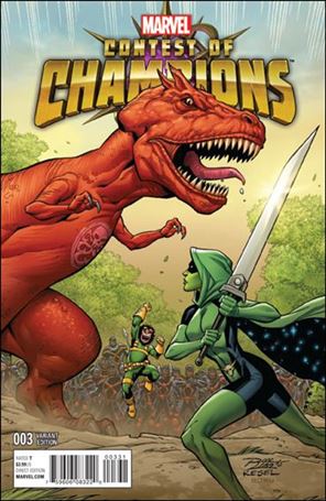 Contest of Champions issue 3-B Ron Lim Connecting Cover