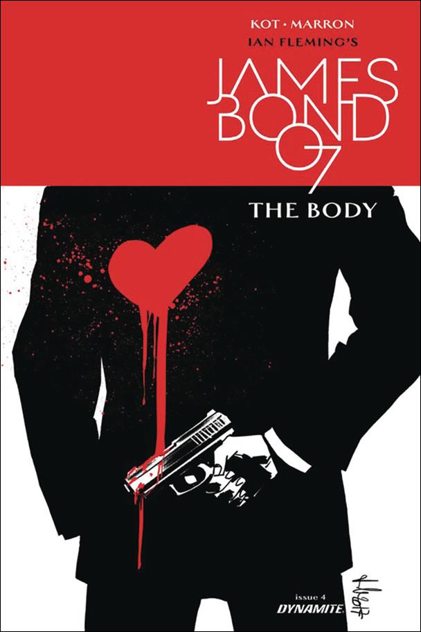 James Bond: The Body issue 4-B  Luca Casalanguida B/W 1:10 Cover