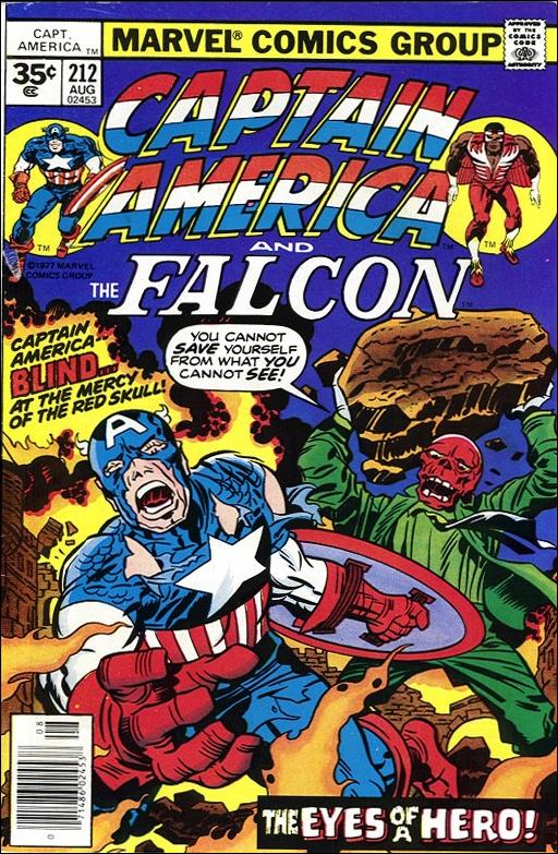 Captain America (1968) issue 212-B 35 Cent Price Cover