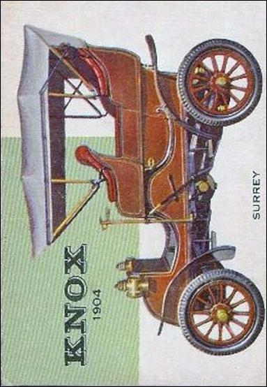 World on Wheels (Base Set) card 69 Knox Surrey 1904 