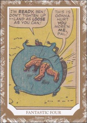 Marvel Beginnings: Series 2 (Ultimate Panel Focus Cut-Comic Subset) card UM-14 Fantastic Four #12 1/89