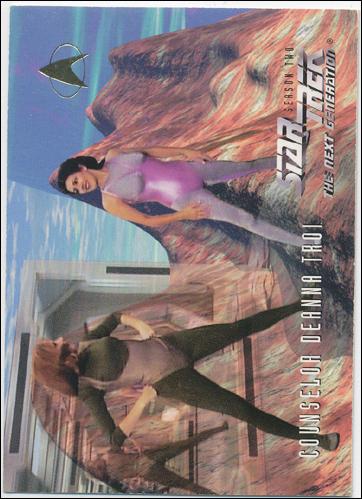 Star Trek: The Next Generation - The Episode Collection Season Two (Base Set) card 123 Counselor Deanna Troi - Card F