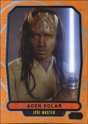 Star Wars Galactic Files (Base Set) card 80 Agen Kolar Jedi Master