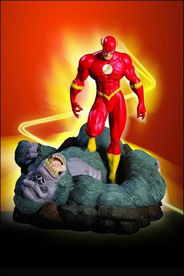 Flash Mini Statues item 1 The Flash vs Gorilla Grodd Mini Statue