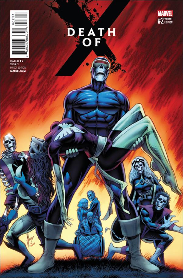 Death of X issue 2-C Dale Keown Classic Cover