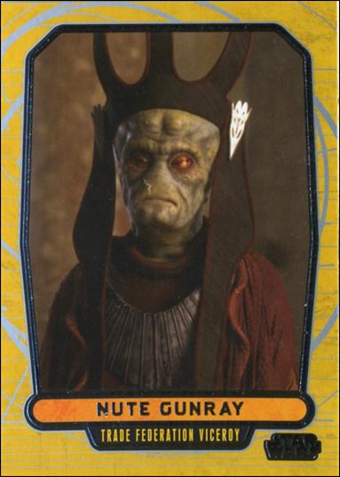 Star Wars Galactic Files (Base Set) card 10 Nute Gunray Trade Federation Viceroy