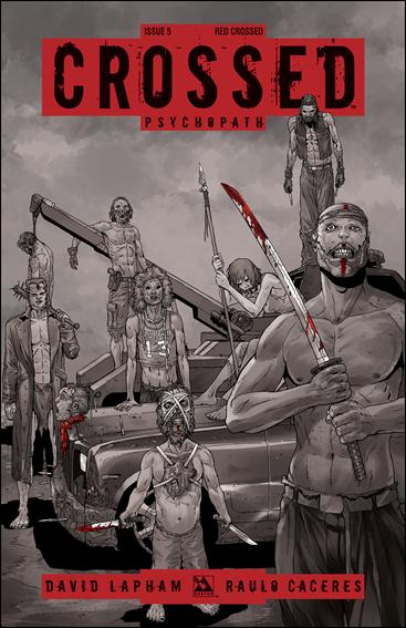 Crossed Psychopath issue 5-D Red Crossed Cover 1:3