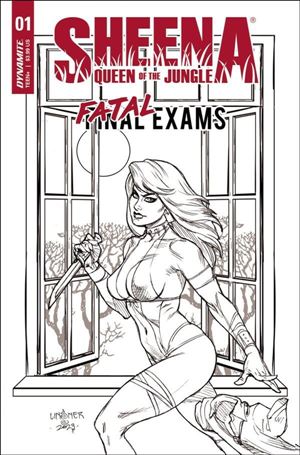 Sheena: Queen of the Jungle (2023) issue 1-G Joseph Michael Linsner 1:10 Line Art Cover