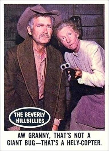 Beverly Hillbillies (Base Set) card 37 Aw Granny, That's not a Giant Bug-That's a Hely