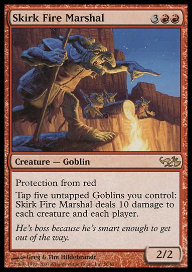 Magic the Gathering: Duel Decks: Elves vs. Goblins (Base Set) card 50 Skirk Fire Marshal