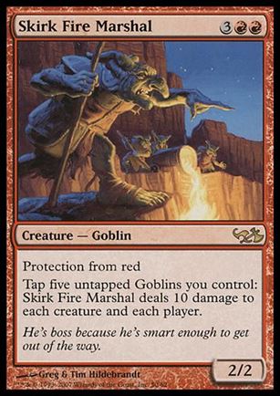 Magic the Gathering: Duel Decks: Elves vs. Goblins (Base Set) card 50 Skirk Fire Marshal