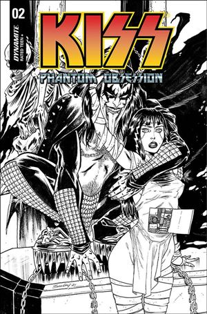 KISS: Phantom Obsession issue 2-M Tim Seeley 1:30 Black & White Cover