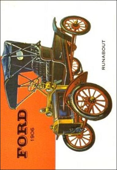 World on Wheels (Base Set) card 73 Ford Runabout 1906