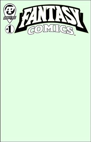 Fantasy Comics issue 1-B Blank/Sketch Cover