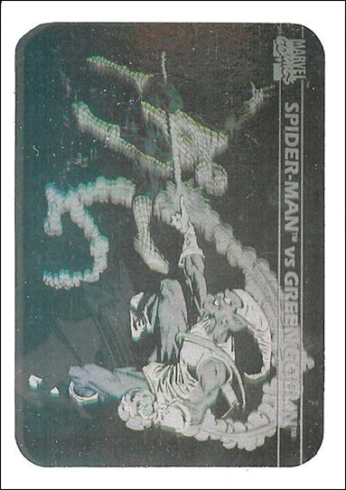 Marvel Universe: Series 1 (Hologram Subset) card MH5 Spider-Man vs Green Goblin