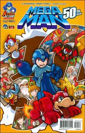 Mega Man issue 50-C Edwin Huang Cover