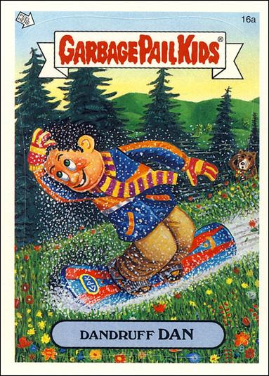 Garbage Pail Kids All-New Series 2 (Base Set)   card 16a Dandruff Dan