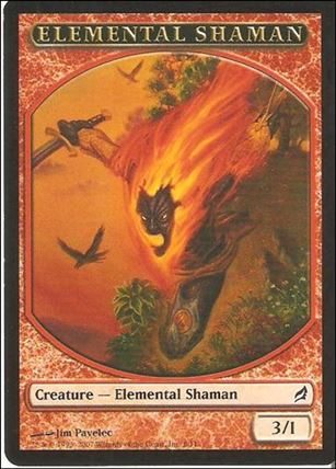 Magic the Gathering: Lorwyn (Token Subset) card 6 Elemental Shaman