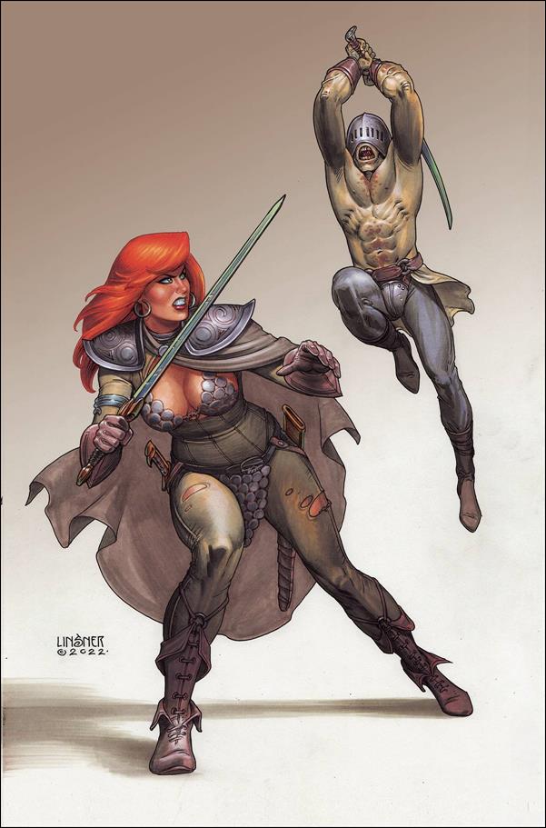 Red Sonja (2021) issue 9-Q Joseph Michael Linsner Virgin Cover