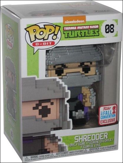 POP! 8-Bit figure 8-B Shredder Fall Convention Exclusive