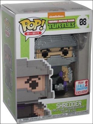 POP! 8-Bit figure 8-B Shredder Fall Convention Exclusive