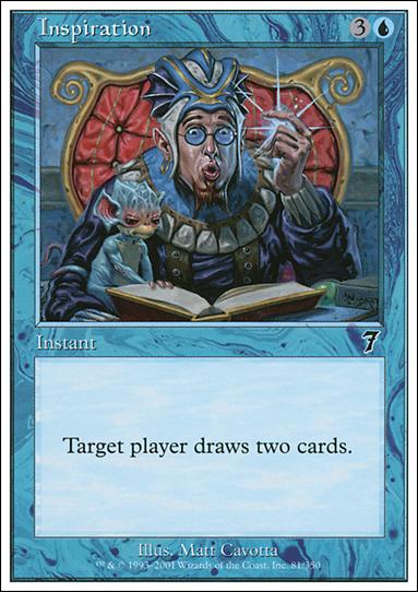 Magic the Gathering: 7th Edition (Base Set) card 81 Inspiration
