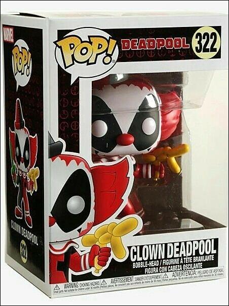POP! Marvel figure 322 Clown Deadpool