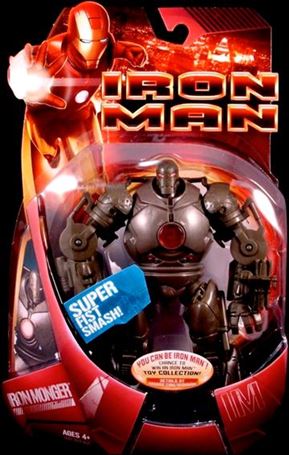 Iron Man (Movie) figure 5 Iron Monger (Red Chestplate)