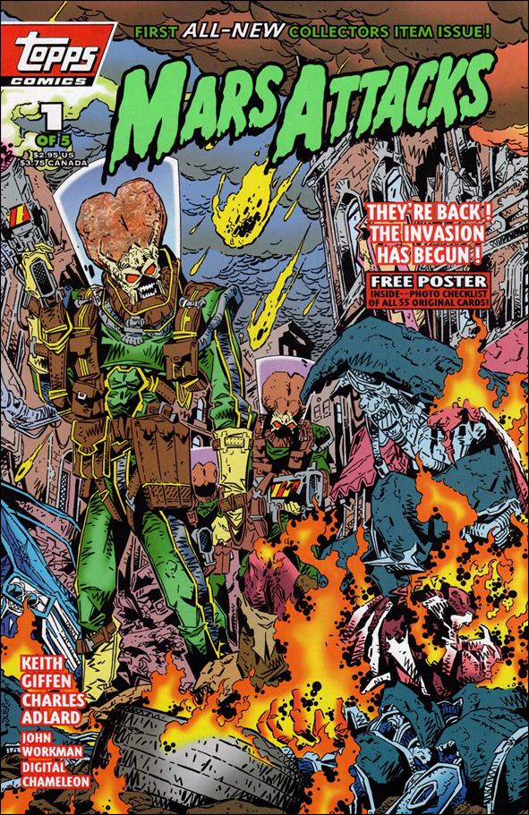 Mars Attacks (1994) issue 1 Standard Cover