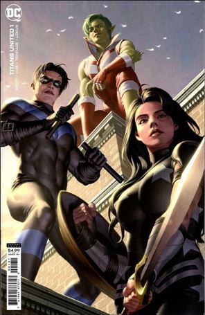 Titans United issue 1-C Jung-Geun Yoon 1:25 Cardstock Cover