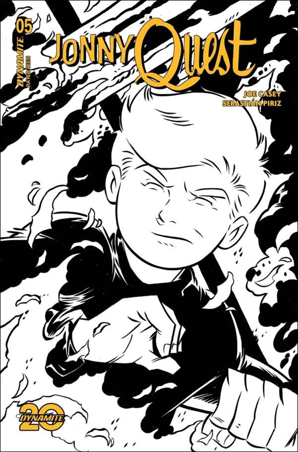 Jonny Quest (2024) issue 5-G Anthony Marques B&W 1:10 Cardstock Cover