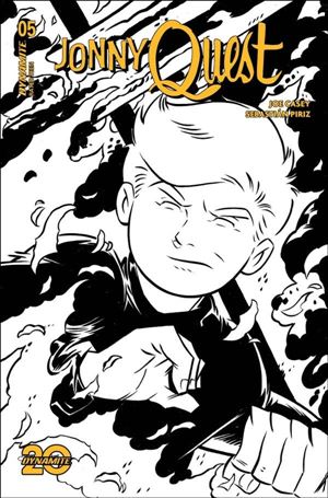 Jonny Quest (2024) issue 5-G Anthony Marques B&W 1:10 Cardstock Cover