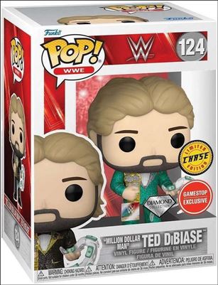 POP! WWE figure 124-B Million Dollar Man Ted DiBiase (Diamond) Chase GS
