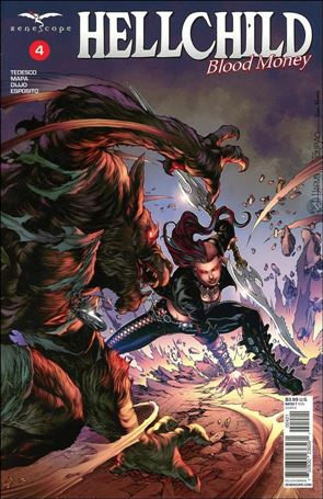 Hellchild: Blood Money issue 4-B Harvey Tolibao Cover