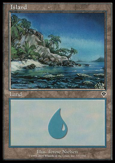 Magic the Gathering: Invasion (Base Set) card 337 Island