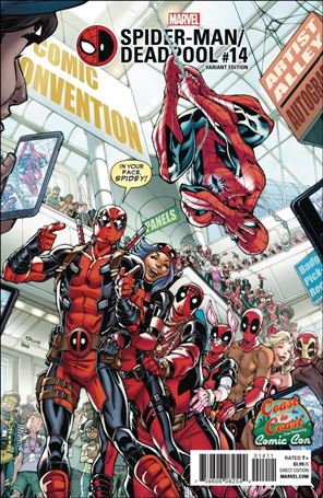 Spider-Man/Deadpool issue 14-B Todd Nauck Coast to Coast Comic Con Cover