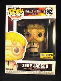 POP! Animation figure 1302 Zeke Jaeger (Hot Topic Exclusive)