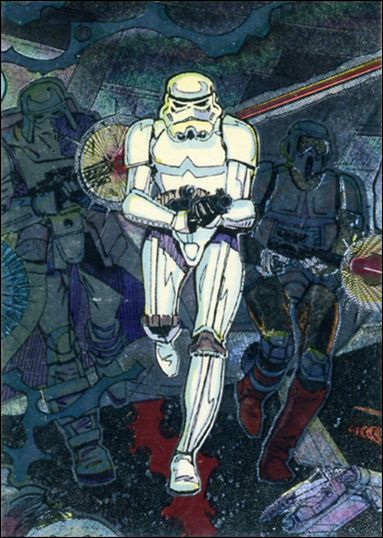 Star Wars Galaxy: Series 2 (Foil Subset) card 8 Stormtroopers - Etched Foil