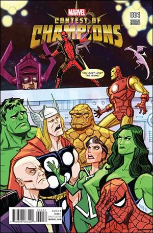 Contest of Champions issue 4-C Bobby Rubio 1:10 Deadpool Cover