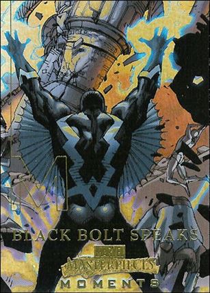 2008 Marvel Masterpieces: Series 3 (Marvel Moments Subset) card MM3 Black Bolt Speaks