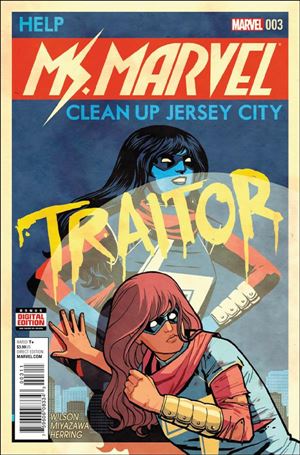 Ms. Marvel (2016) issue 3 Cliff Chiang Cover