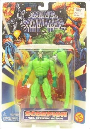 Marvel Universe (1996) figure 1 Scorpion (with Tail Striking Action)